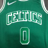 2022  Boston Celtics City Edition Retro  Green #0 TATUM  1:1 Quality NBA Jersey
