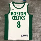 2021 Boston Celtics City Edition White #8 WALKER  1:1 Quality NBA Jersey