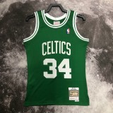 2007/2008  SW Boston Celtics Retro  Green #34 PIERCE 1:1 Quality NBA Jersey