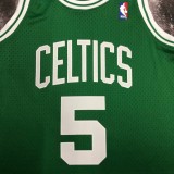 2007/2008  SW Boston Celtics Retro  Green #5 GARNETT 1:1 Quality NBA Jersey