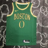 2020  Boston Celtics  City Edition Green #0 TATUM  1:1 Quality NBA Jersey
