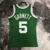 2007/2008  SW Boston Celtics Retro  Green #5 GARNETT 1:1 Quality NBA Jersey