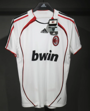 2006/2007 AC Milan Away White Player version  1:1 Quality Retro Soccer Jersey（球员版）