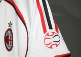 2006/2007 AC Milan Away White Player version  1:1 Quality Retro Soccer Jersey（球员版）