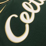 2023  Boston Celtics  City Edition Green #0 TATUM 1:1 Quality NBA Jersey