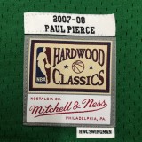 2007/2008  SW Boston Celtics Retro  Green #34 PIERCE 1:1 Quality NBA Jersey