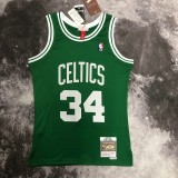 2007/2008  SW Boston Celtics Retro  Green #34 PIERCE 1:1 Quality NBA Jersey
