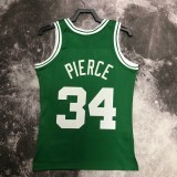 2007/2008  SW Boston Celtics Retro  Green #34 PIERCE 1:1 Quality NBA Jersey