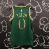 2020  Boston Celtics  City Edition Green #0 TATUM  1:1 Quality NBA Jersey