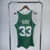 1985/1986  SW Boston Celtics Retro  Green #33 BIRD  1:1 Quality NBA Jersey