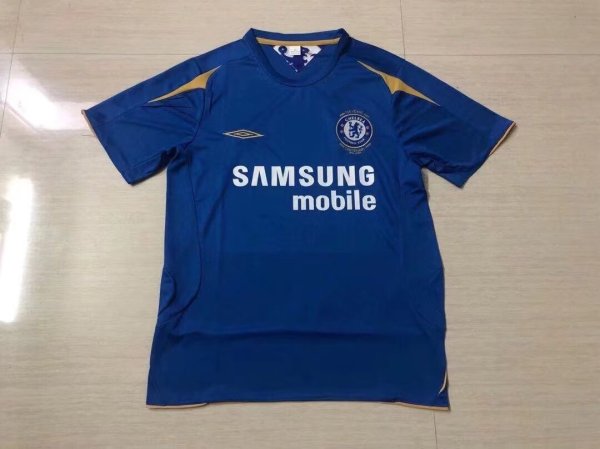 2005/2006  Chelsea  Home Fans 1:1 Quality Retro Soccer Jersey