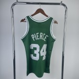 2007/2008  SW Boston Celtics Retro  Green #34 PIERCE 1:1 Quality NBA Jersey