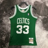 1985/1986  SW Boston Celtics Retro  Green #33 BIRD  1:1 Quality NBA Jersey
