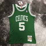 2007/2008  SW Boston Celtics Retro  Green #5 GARNETT 1:1 Quality NBA Jersey