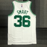 75 Year  Boston Celtics  Retro White #36 SMAR  1:1 Quality NBA Jersey