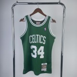 2007/2008  SW Boston Celtics Retro  Green #34 PIERCE 1:1 Quality NBA Jersey