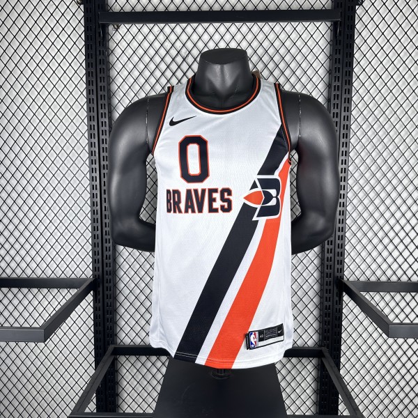 2020  Los Angeles Clippers City Edition White #0 WESTBROOK  1:1 Quality NBA Season Jerseys