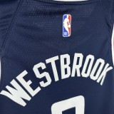 2019  Los Angeles Clippers City Edition Blue #0 WESTBROOK  1:1 Quality NBA Season Jerseys