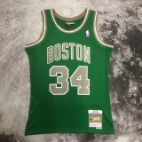 2007/2008  SW Boston Celtics Retro Green #34 PIERCE 1:1 Quality NBA Jersey