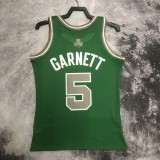 2007/2008  SW Boston Celtics Retro Green #5 GARNETT  1:1 Quality NBA Jersey