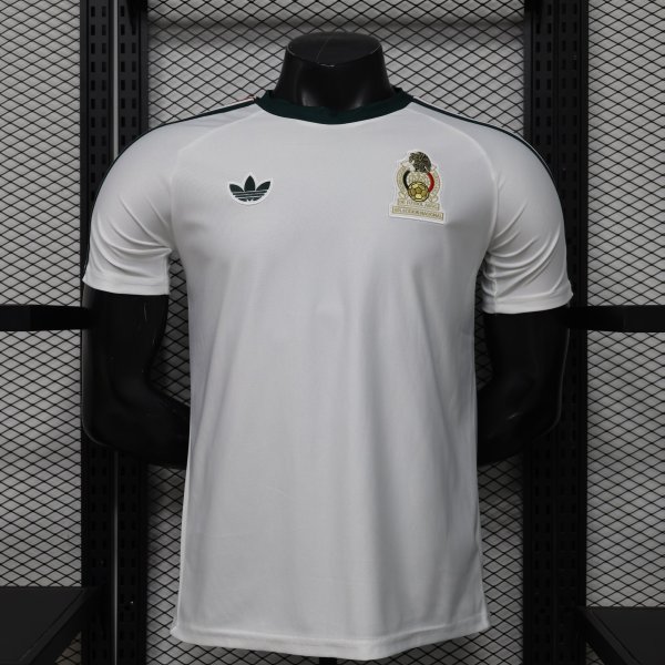 26/27 (2026)  Mexico Casual Retro White Player 1:1 Quality Soccer Jersey