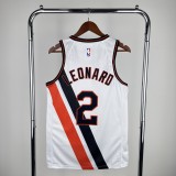 2020  Los Angeles Clippers City Edition White  #2 LRONARD  1:1 Quality NBA Season Jerseys