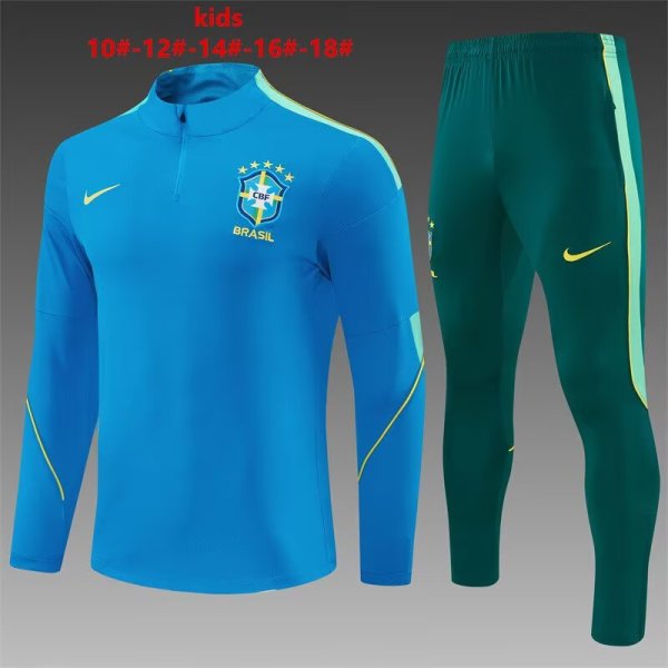 26/27（2026） Brazil Royal Blue Kids 1:1 Quality Training Jersey
