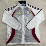 26/27 (2026) Aston Villa White Red Windbreaker