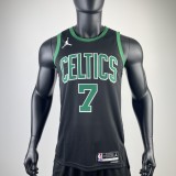 2023  Boston Celtics Black #7 BROWN  1:1 Quality NBA Jersey
