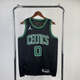 2023  Boston Celtics Black #0 TATUM    1:1 Quality NBA Jersey