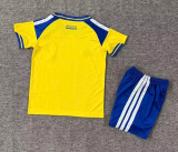 26/27(2026) Sweden Home Kids 1:1 Quality Soccer Jersey