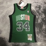 Boston Celtics Green #34 PIERCE 1:1 Quality NBA Jersey Italy Cup