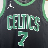 2023  Boston Celtics Black #7 BROWN  1:1 Quality NBA Jersey