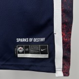 2024 USA  Los Angeles Clippers  Blue  #8 LEONARD  1:1 Quality NBA Season Jerseys