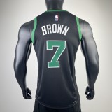 2023  Boston Celtics Black #7 BROWN  1:1 Quality NBA Jersey