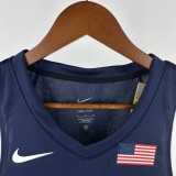 2024 USA  Los Angeles Clippers  Blue  #8 LEONARD  1:1 Quality NBA Season Jerseys