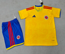 26/27（2026） Colombia Home Kids 1:1 Quality Soccer Jersey