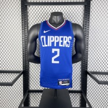 2023  Los Angeles Clippers  Blue #2 LEONARD 1:1 Quality NBA Season Jerseys