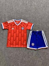 26/27（2026）Chile  Home  Kids  1:1 Quality Soccer Jersey