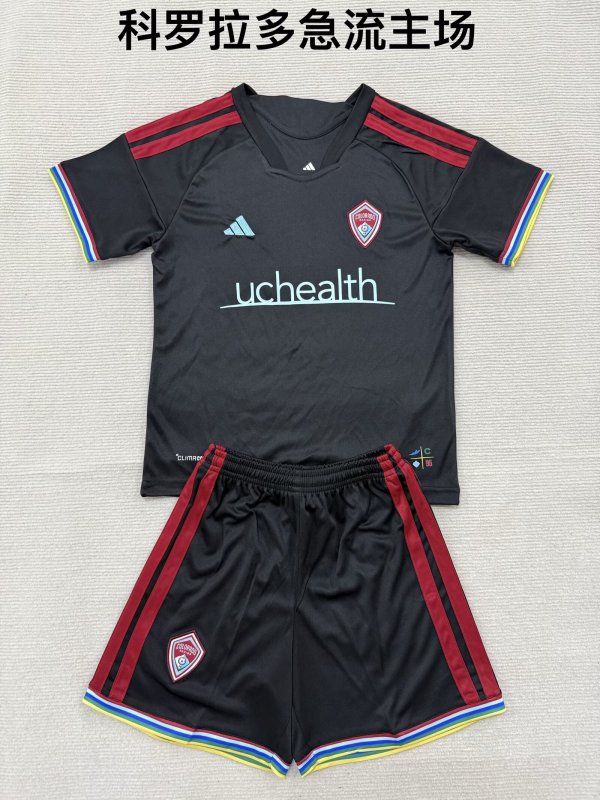 26/27 (2026） Colorado Rapids  Home  Kids Kits 1:1 Quality Soccer Jersey