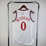2025  Los Angeles Clippers White #0 WESTBROOK 1:1 Quality NBA Season Jerseys