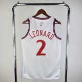 2025  Los Angeles Clippers White #2 LEONARD 1:1 Quality NBA Season Jerseys
