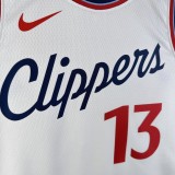 2025 Los Angeles Clippers White #13 GEORGE  1:1 Quality NBA Season Jerseys