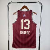 2024 Los Angeles Clippers ALL-STAR Red #13 GEORGE   1:1 Quality NBA Season Jerseys