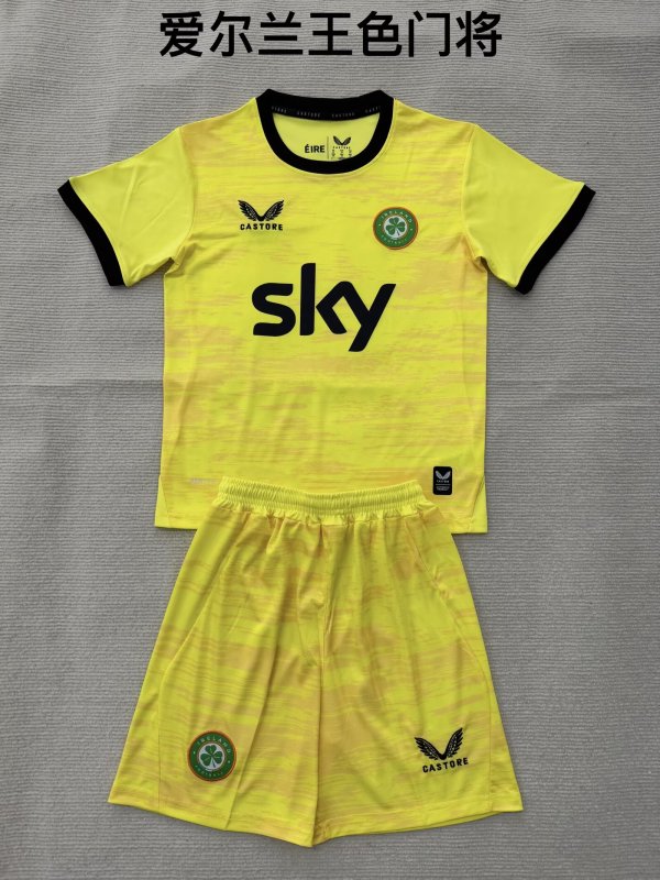 26/27 (2026)  Ireland Goalkeeper  Kids 1:1 Quality Soccer Jersey