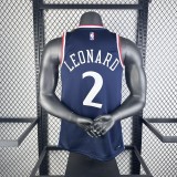 2025  Los Angeles Clippers Blue #2 LEONARD 1:1 Quality NBA Season Jerseys