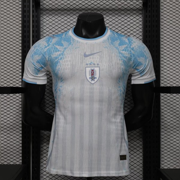 26/27（2026）Uruguay X Blue flame ice pattern  Special Edition  Player  1:1 Quality Soccer Jersey