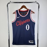 2025  Los Angeles Clippers Blue #0 WESTBROOK 1:1 Quality NBA Season Jerseys