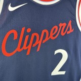 2025  Los Angeles Clippers Blue #2 LEONARD 1:1 Quality NBA Season Jerseys
