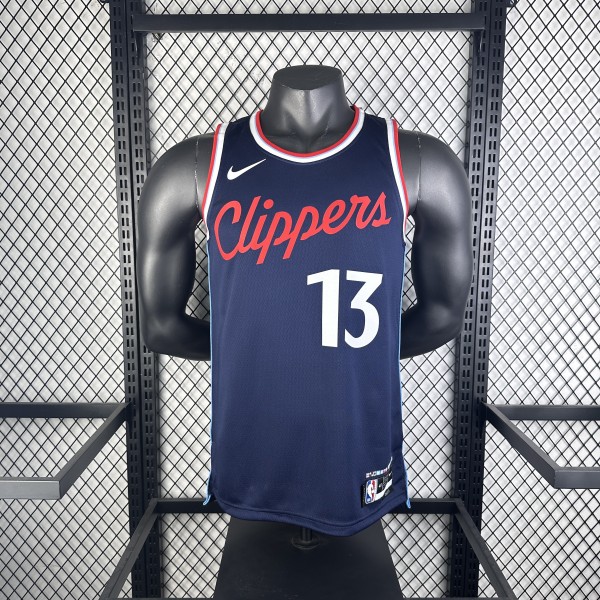2025  Los Angeles Clippers Blue #13 GEORGE 1:1 Quality NBA Season Jerseys
